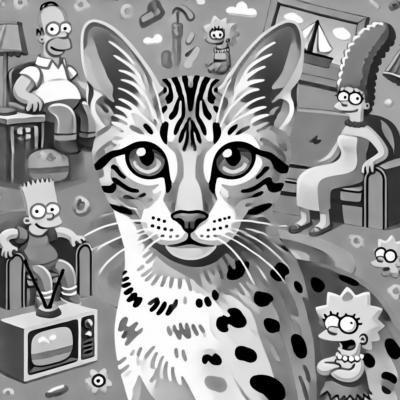 egyptian mau cartoon